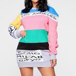 Fashion Nova Say It Again Graphic Sweatshirt Size M*